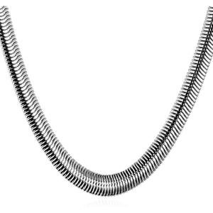 U7 Cuban Link Chain for Men Women Stainless Steel Curb Necklace, 7/9/12/15 MM Chunky Chain Silver/Gold/Black Mens Hip Hop Jewelry 18”-30”(i. 8mm-silver)