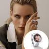 U7 Custom Picture & Text Engraved Ring Stainless Steel 18K Gold Plated Wedding Engagement Heart/Round/Shield/Square Signet Rings Personalized Memory Photo Inside, Gift for Men Women(B1-Round-Stainless Steel)