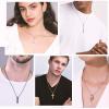 Urn Necklace for Ashes,Customized Stainless Steel or 18K Gold Plated Cremation Jewelry Memorial Keepsake Urn Lockets Pendant for Men Women -Waterproof & Gift Packed(Crucifix-stainless(blank))