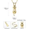 SILVERCUTE Cat Necklaces for Cat Lovers Sterling Silver Womens Jewelry S925 Kitten Pendant Cat Collarbone Necklace(Full cat gold plated)