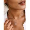 SILVERCUTE Cat Necklaces for Cat Lovers Sterling Silver Womens Jewelry S925 Kitten Pendant Cat Collarbone Necklace(Lovely cz cat)