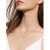 SILVERCUTE Tiny Initial Necklaces 925 Sterling Silver Letter A-Z Letter Pendant for Women Lovers Heart Choker Necklace 16″+2″(D-925 Silver)