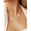 SILVERCUTE Tiny Initial Necklaces 925 Sterling Silver Letter A-Z Letter Pendant for Women Lovers Heart Choker Necklace 16″+2″(F-925 Silver)