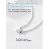SILVERCUTE Tiny Initial Necklaces 925 Sterling Silver Letter A-Z Letter Pendant for Women Lovers Heart Choker Necklace 16″+2″(F-925 Silver)