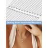 SILVERCUTE Tiny Initial Necklaces 925 Sterling Silver Letter A-Z Letter Pendant for Women Lovers Heart Choker Necklace 16″+2″(Z-925 Silver)