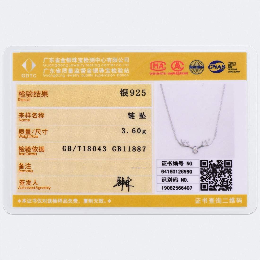 image925 Sterling Silver Butterfly NecklaceAntler Deer NecklaceAdjustable Silver Birthstone Necklace for WomenBirthstone Jewelry Gift for Her04AprilDiamondDeer