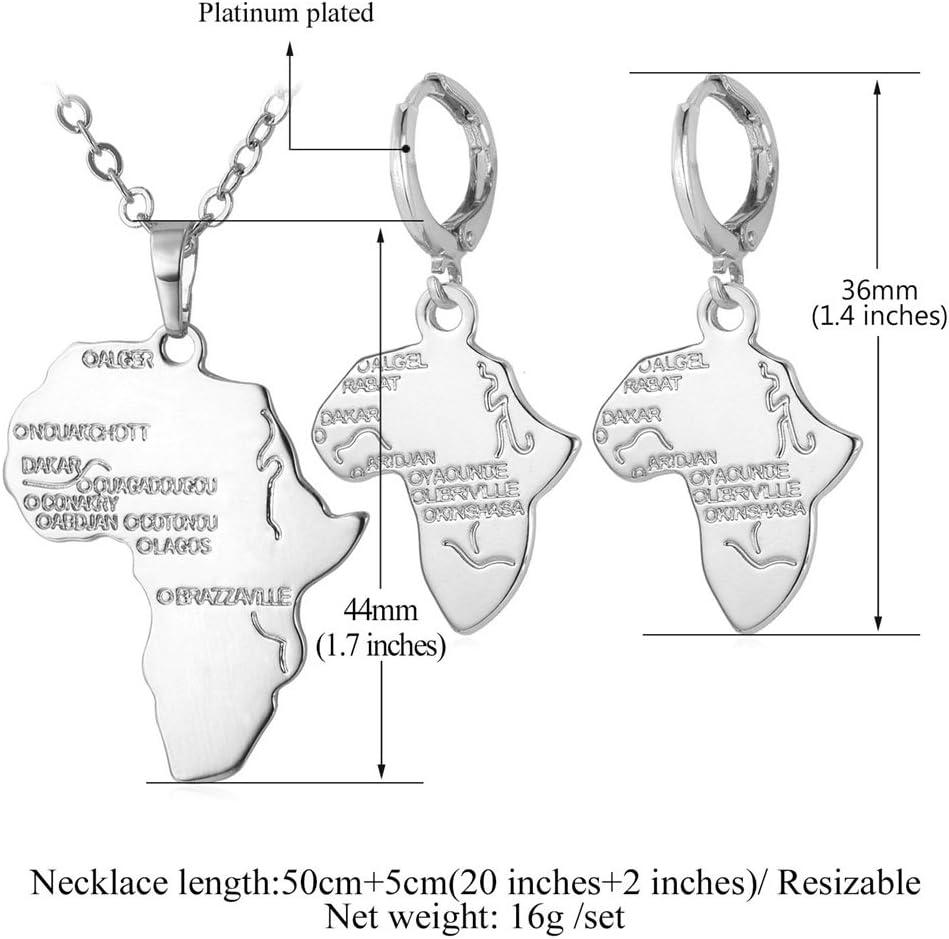 imageU7 Ankh Necklace for Men Women Stainless Steel Black Color Egyptian Jewelry Ankh Cross Pendant Africa Necklaces with Chain 22Map NecklacecEarringsPlatinum