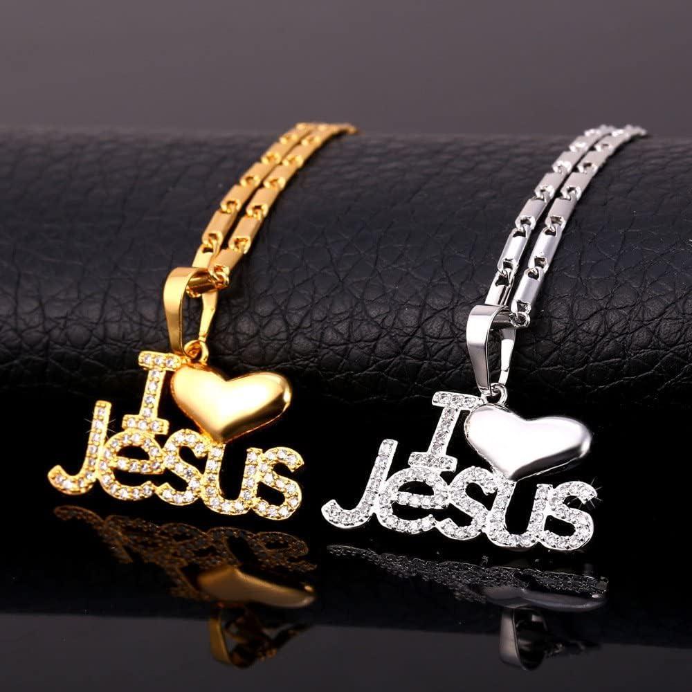 imageU7 Russian Orthodox Cross PendantPraying HandsIchthys Sign for Men Women Stainless Steel 18K Gold Plated Jesus Pendant Christian Religious Necklaces Length 22 Silver Black Goldgold