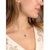 925 Sterling Silver Butterfly Necklace/Antler Deer Necklace,Adjustable Silver Birthstone Necklace for Women,Birthstone Jewelry Gift for Her(06.June(Alexandrite)-Butterfly)