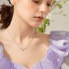 925 Sterling Silver Butterfly Necklace/Antler Deer Necklace,Adjustable Silver Birthstone Necklace for Women,Birthstone Jewelry Gift for Her(06.June(Alexandrite)-Deer)