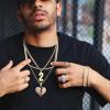 U7 0-99 Number Necklaces Stainless Steel Customizable Number Pendant Gold Plated Athletes Sports Necklace Jersey Number Chains Cuban Link Necklaces for Men Women(2-Gold)