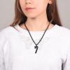U7 0-99 Number Necklaces Stainless Steel Customizable Number Pendant Gold Plated Athletes Sports Necklace Jersey Number Chains Cuban Link Necklaces for Men Women(5-Stunning Black)