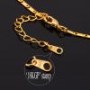 U7 Animals Necklace for Women Stainless Steel Pig/Dog/Elephant Pendant Necklace Lucky Jewelry(Elephant-Gold)