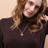 U7 Animals Necklace for Women Stainless Steel Pig/Dog/Elephant Pendant Necklace Lucky Jewelry(Pig-Gold)