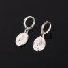 U7 Earrings for Women 18K Gold Plated Virgin Mary Dangle Earrings for Women Christian Jewelry(1.Earrings-Platinum)