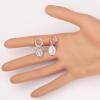 U7 Earrings for Women 18K Gold Plated Virgin Mary Dangle Earrings for Women Christian Jewelry(1.Earrings-Platinum)