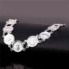 U7 Earrings for Women 18K Gold Plated Virgin Mary Dangle Earrings for Women Christian Jewelry(3Pcs Set-Platinum)