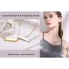 U7 Engravable Bar Necklace, Womens Choker Necklace Stainless Steel Custom Engrave Text Horizontal/Vertical Bar Pendant Necklaces for Men Women(Horizontal Bar-Stainless(Text+Birthstone))