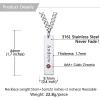 U7 Engravable Bar Necklace, Womens Choker Necklace Stainless Steel Custom Engrave Text Horizontal/Vertical Bar Pendant Necklaces for Men Women(Plate Bar-Stainless Steel)