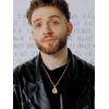 U7 Pendant Mens Hip Hop Jewelry Platinum/18K Gold Plated Lab Diamond Letter Necklaces Custom Number Chain Intials Name Necklaces(Letter Q)