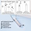 Urn Necklace for Ashes,Customized Stainless Steel or 18K Gold Plated Cremation Jewelry Memorial Keepsake Urn Lockets Pendant for Men Women -Waterproof & Gift Packed(4-Sided Bar-Stainless(Custom Text))