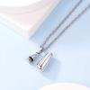 Urn Necklace for Ashes,Customized Stainless Steel or 18K Gold Plated Cremation Jewelry Memorial Keepsake Urn Lockets Pendant for Men Women -Waterproof & Gift Packed(Teardrop-stainless(blank))