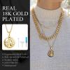 Urn Necklace for Ashes,Customized Stainless Steel or 18K Gold Plated Cremation Jewelry Memorial Keepsake Urn Lockets Pendant for Men Women -Waterproof & Gift Packed(Tree of life-Gold(Custom Text))