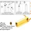 Urn Necklace for Ashes,Customized Stainless Steel or 18K Gold Plated Cremation Jewelry Memorial Keepsake Urn Lockets Pendant for Men Women -Waterproof & Gift Packed(4-sided Bar-gold(custom Text))