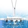 Urn Necklace for Ashes,Customized Stainless Steel or 18K Gold Plated Cremation Jewelry Memorial Keepsake Urn Lockets Pendant for Men Women -Waterproof & Gift Packed(4-Sided Bar-Stainless(Text+Birthstone))