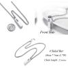 Urn Necklace for Ashes,Customized Stainless Steel or 18K Gold Plated Cremation Jewelry Memorial Keepsake Urn Lockets Pendant for Men Women -Waterproof & Gift Packed(Crystal 4-Sided Bar-Stainless)