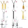 Urn Necklace for Ashes,Customized Stainless Steel or 18K Gold Plated Cremation Jewelry Memorial Keepsake Urn Lockets Pendant for Men Women -Waterproof & Gift Packed(Teardrop-Stainless(Custom Text))