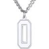 U7 0-99 Number Necklaces Stainless Steel Customizable Number Pendant Gold Plated Athletes Sports Necklace Jersey Number Chains Cuban Link Necklaces for Men Women(0-Stainless)