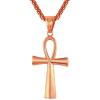 Ankh Cross-Rose Gold