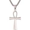 Ankh Cross-Stainless Steel