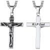 Crucifix-stainless(custom Text)