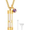 Hourglass-gold(Text+Birthstone)