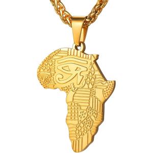 U7 Animals Necklace for Women Stainless Steel Pig/Dog/Elephant Pendant Necklace Lucky Jewelry(Trendy hip hop)