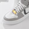 U7 2Pcs Sneaker Shoe Lace ID Tag Stainless Steel/18K Gold Plated Trainer Tag Shoe Buckles Shoelace Decoration Charms(03: Gold-Text Engrave ID Tag)