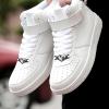 U7 2Pcs Sneaker Shoe Lace ID Tag Stainless Steel/18K Gold Plated Trainer Tag Shoe Buckles Shoelace Decoration Charms(Heart photo-black)