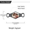 U7 2Pcs Sneaker Shoe Lace ID Tag Stainless Steel/18K Gold Plated Trainer Tag Shoe Buckles Shoelace Decoration Charms(Hexagon photo-black)