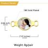 U7 2Pcs Sneaker Shoe Lace ID Tag Stainless Steel/18K Gold Plated Trainer Tag Shoe Buckles Shoelace Decoration Charms(Round photo-gold)