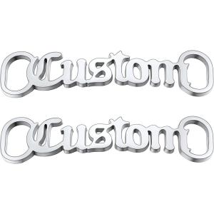 U7 2Pcs Sneaker Shoe Lace ID Tag Stainless Steel/18K Gold Plated Trainer Tag Shoe Buckles Shoelace Decoration Charms(01: Premium Silver)