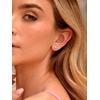 SILVERCUTE 925 Sterling Silver 2ct Birthstone Stud Earrings,Hypoallergenic Round/Heart/Square Birthstone Earrings for Women Birthday Christmas Jewelry(10.October(Pink Tourmaline)-Round)