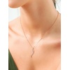 SILVERCUTE 925 Sterling Silver Necklace for Women,1mm/1.3mm/1.5mm/1.6mm Thin Silver Cable Chain/Box Chain/Rope Chain Necklace with Extension Chain,18/20/22/24/26/28/30 Inch(c.Rose Gold)