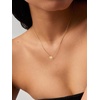 U7 Initial Necklace for Women, 14K Gold Heart Pendant Necklace with CZ A-Z Letter, Dainty Gold Necklace Tiny Initial Necklaces Personalized Name Necklace for Mom Wife Friend(U)