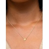 U7 Initial Necklace for Women, 14K Gold Heart Pendant Necklace with CZ A-Z Letter, Dainty Gold Necklace Tiny Initial Necklaces Personalized Name Necklace for Mom Wife Friend(Z)