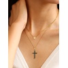 U7 Initial Necklace for Women, 14K Gold Heart Pendant Necklace with CZ A-Z Letter, Dainty Gold Necklace Tiny Initial Necklaces Personalized Name Necklace for Mom Wife Friend(H)