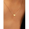 U7 Initial Necklace for Women, 14K Gold Heart Pendant Necklace with CZ A-Z Letter, Dainty Gold Necklace Tiny Initial Necklaces Personalized Name Necklace for Mom Wife Friend(I)