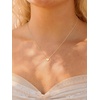 U7 Initial Necklace for Women, 14K Gold Heart Pendant Necklace with CZ A-Z Letter, Dainty Gold Necklace Tiny Initial Necklaces Personalized Name Necklace for Mom Wife Friend(L)