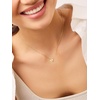 U7 Initial Necklace for Women, 14K Gold Heart Pendant Necklace with CZ A-Z Letter, Dainty Gold Necklace Tiny Initial Necklaces Personalized Name Necklace for Mom Wife Friend(Q)